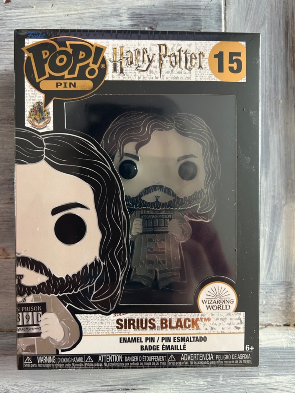 Funko Sirius Black Enamel Pin - Maroon & Black
